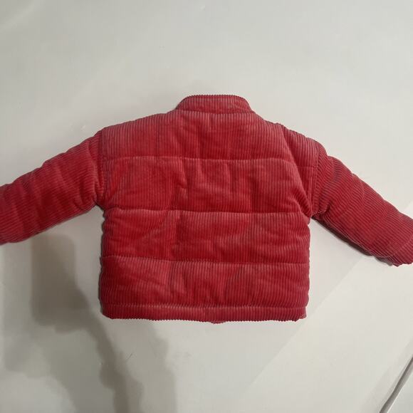7 For All Mankind Jacket Girls Size 18 Month Pink Corduroy Toddler Baby - Picture 6 of 9